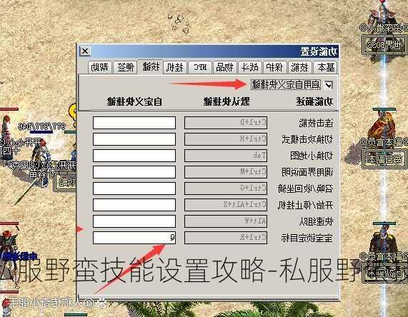 传奇私服野蛮技能设置攻略-私服野蛮技能设置攻略!